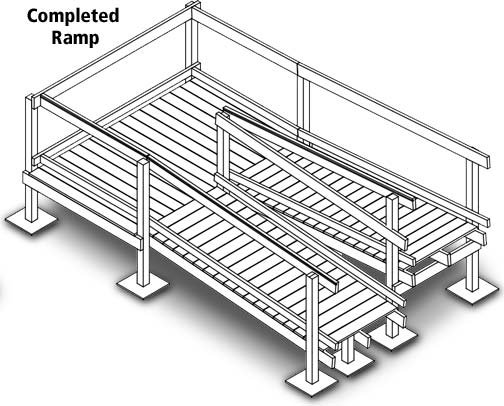 Sample Ramp: completed switchback ramp
